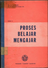 Proses Belajar Mengajar