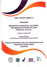 Prosiding Seminar Nasional :  Nutrisi, Keamanan Pangan dan Produk Halal